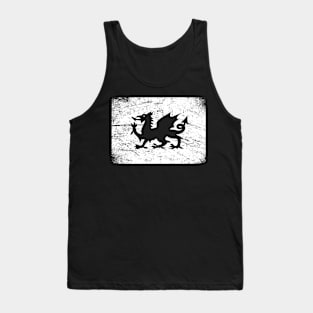 Distressed Medieval Dragon Flag Tank Top